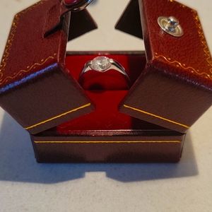925 silver ring CZ